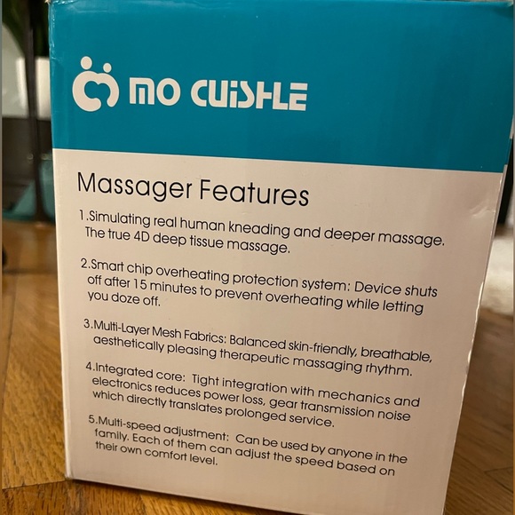 !!! NEW IN BOX - HOME and Car - Shiatsu Neck & Back Shoulder Massager with HEAT - Picture 5 of 5